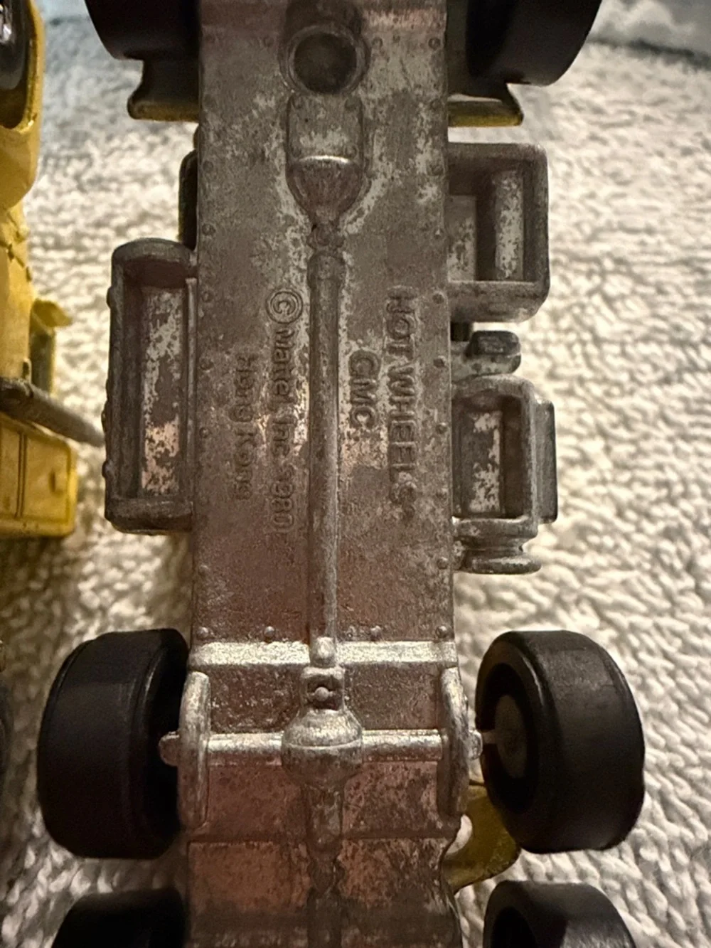 VTG 80s Hot Wheels Steering Rigs Semi-Truck United Feed Grain Trailer GMC Ford